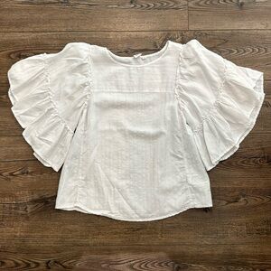 White short sleeve blouse